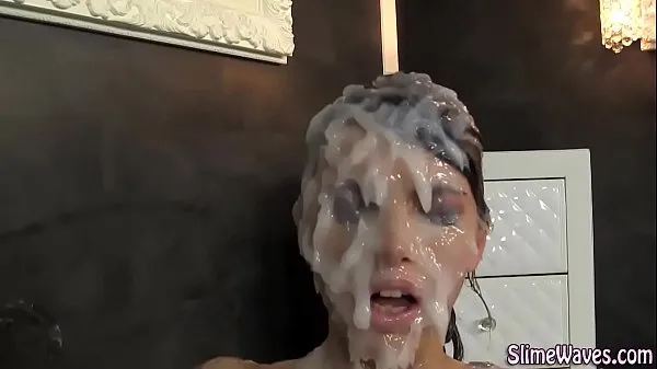 Big Slime covered glam babe best Videos