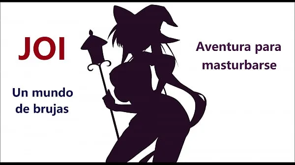 Big JOI - Role Playing. With a Spanish voice! A sexy little witch wants your cum best Videos