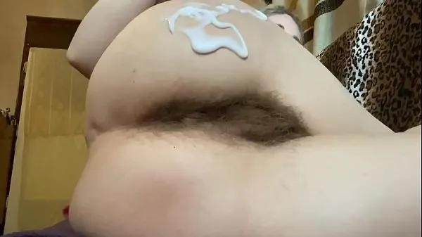 Big Natural Hairy Girl body lotion session . Hairy pussy , hairy ass , hairy legs and hairy armpits by cutieblonde best Videos