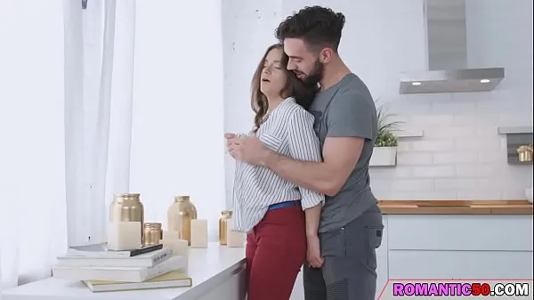 Büyük romantic sex with a cute brunette en iyi Videolar