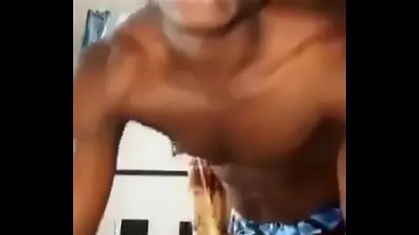 Big Sexy Nigerian gay man cums and eats it all best Videos