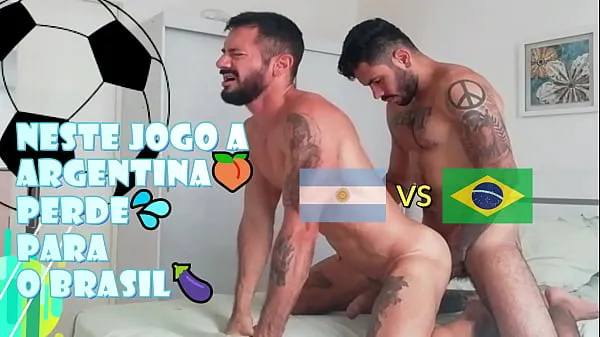 بڑے Departure the Argentine fanatic loses to Brazil - He cums in the Ass - With Alex Barcelona & Cassiofarias بہترین ویڈیوز